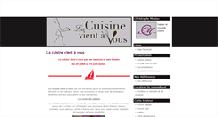 Desktop Screenshot of lacuisinevientavous.com